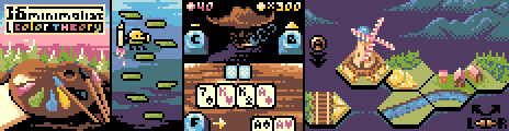 palette example - 16 minimalist color theory