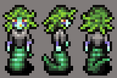 animated sprite - player character from abandoned game project