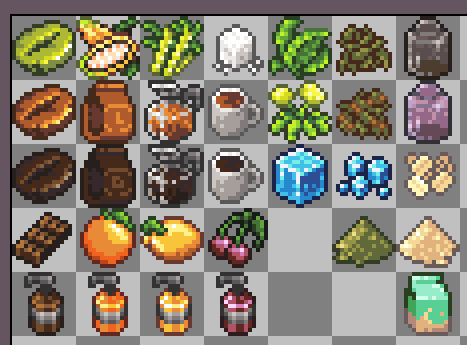 sprites - items from abandoned game project
